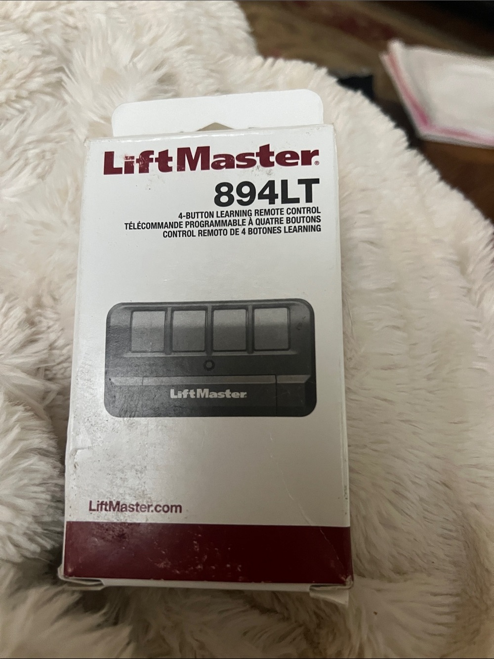 LiftMaster 894LT 4-Button Remote Control - Black